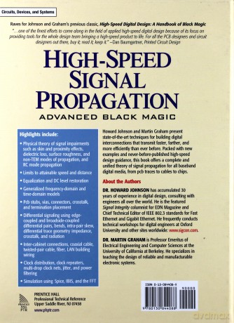 High Speed Signal Propagation - Howard W. Johnson (twarda) [KSIĄŻKA]