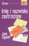 Imię i nazwisko zastrzeżone - Jane Siagaloff [KSIĄŻKA]