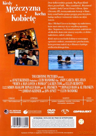 Kiedy mężczyzna kocha kobietę (seria Długie wieczory) [DVD]