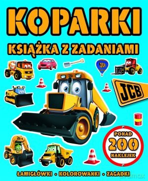 Koparki JCB. Książka z zadaniami [KSIĄŻKA]