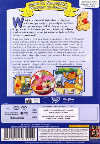 Czarodziejski świat Kubusia 1:Jeden za wszystkich wszyscy za jednego (Disney) (Kubuś Puchatek) [DVD]