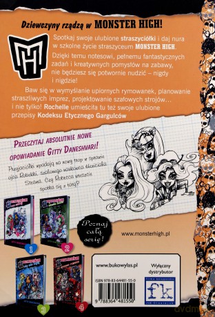 Monster High. Przyjaciółki i ich potwornie piękny notes - Gitty Daneshvari, Pollygeist Danescary [KSIĄŻKA]