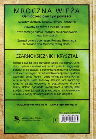 Mroczna Wieża. Tom 4: Czarnoksiężnik i kryształ - Stephen King (twarda) [KSIĄŻKA]
