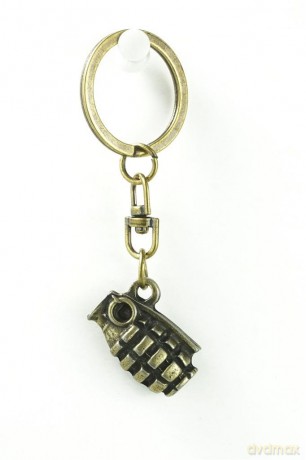 Brelok metalowy granat