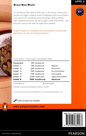 Penguin Readers Level 6 Brave New World - Aldous Huxley [KSIĄŻKA]