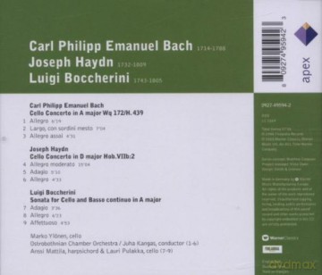 M. Ylonen/J. Kangas/Ostobothia: Haydn: Cellokonzerte,Sonate In A [CD]
