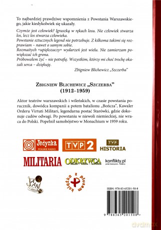 Powstańczy tryptyk - Zbigniew Blichewicz 'Szczerba' (twarda) [KSIĄŻKA]