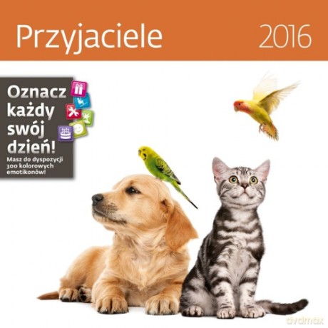 Przyjaciele. Kalendarz ścienny 2016