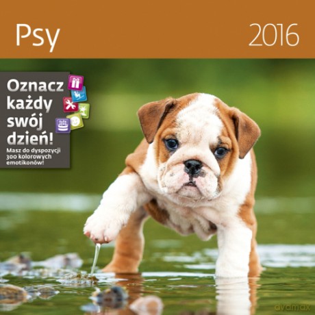 Psy. Kalendarz ścienny 2016