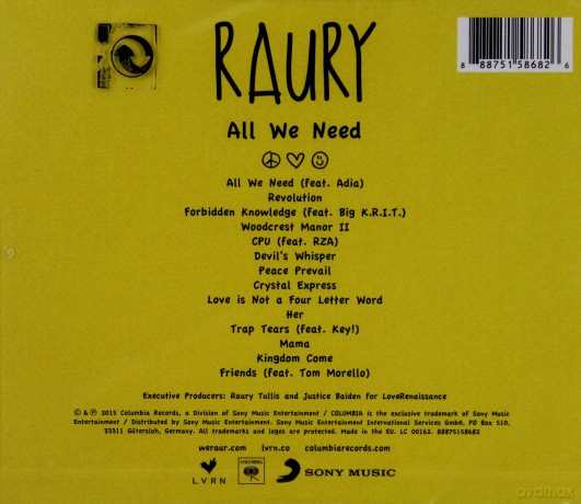 Raury: All We Need [CD]