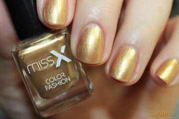 MISS X Lakier do paznokci 241 złoto perła 8 ml