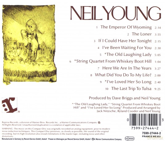 Neil Young: S/T [CD]