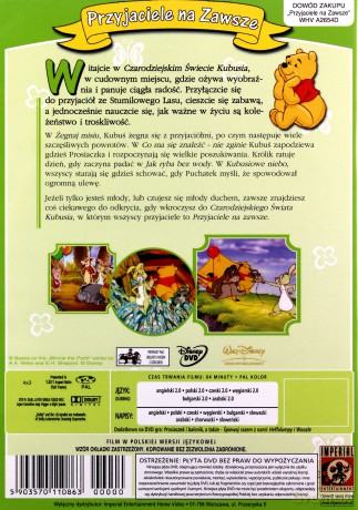 Czarodziejski świat Kubusia 5: Przyjaciele na zawsze (Disney) (Kubuś Puchatek) [DVD]