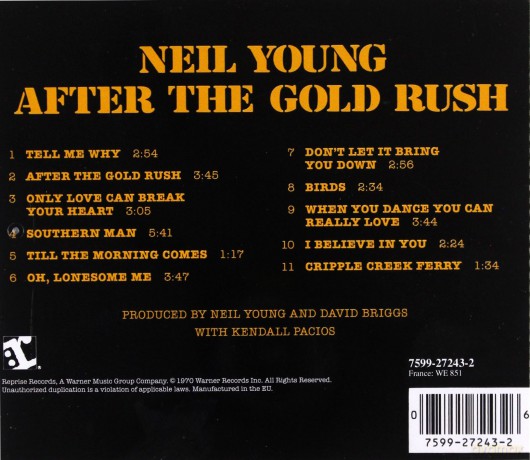 Neil Young: After The Goldrush [CD]