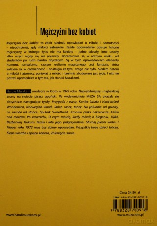 Mężczyźni bez kobiet - Haruki Murakami [KSIĄŻKA]