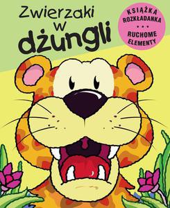 Zwierzaki w dżungli. Ruchome obrazki - Jan Kazimierz Siwek (twarda) [KSIĄŻKA]