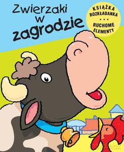 Zwierzaki w zagrodzie. Ruchome obrazki - Jan Kazimierz Siwek (twarda) [KSIĄŻKA]