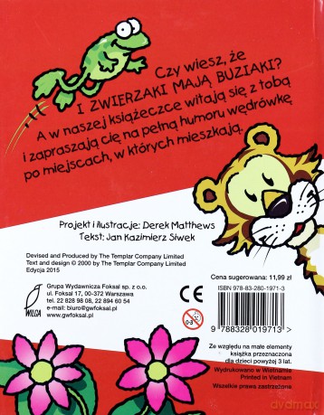 Zwierzaki w zoo. Ruchome obrazki - Jan Kazimierz Siwek (twarda) [KSIĄŻKA]