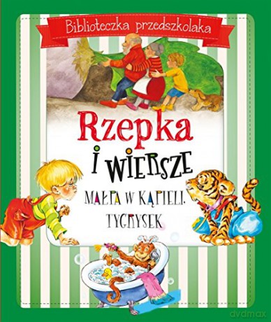 Rzepka i wiersze. Biblioteczka przedszkolaka - Aleksander Fredro, Julian Tuwim, Natalia Usenko (twarda) [KSIĄŻKA]