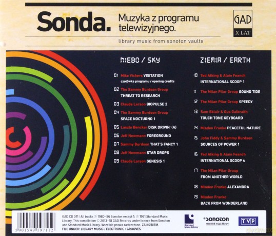 Sonda. Muzyka z programu telewizyjnego [CD]