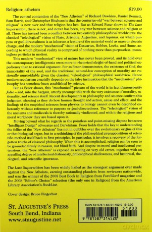 The Last Superstition: A Refutation of the New Atheism - Edward Feser [KSIĄŻKA]