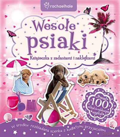 Wesołe psiaki. Książeczka z zadaniami i naklejkami [KSIĄŻKA]