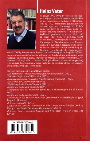Wprowadzenie do lingwistyki - Heinz Vater [KSIĄŻKA]