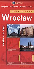 Wrocław. Plan miasta w skali 1:21 000