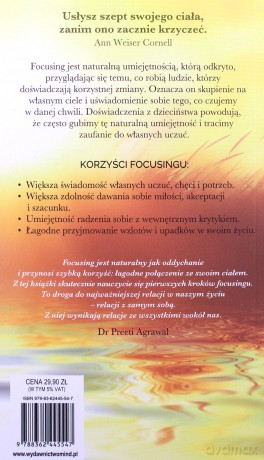 Focusing. Mądrość Ciała - Ann Weiser Cornell [KSIĄŻKA]
