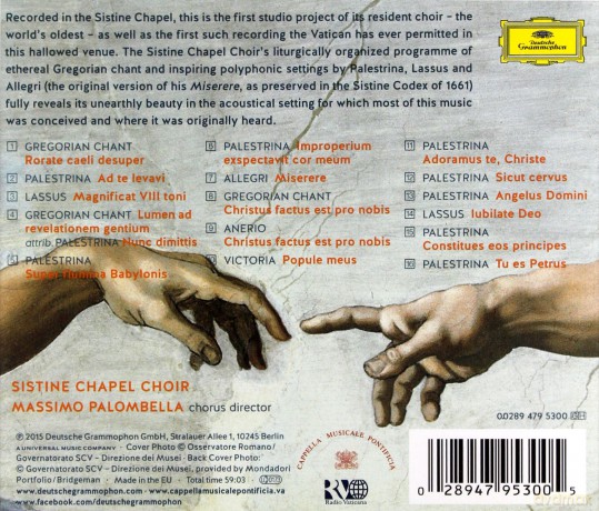 Sistine Chapel Choir: Cantate Domino [CD]