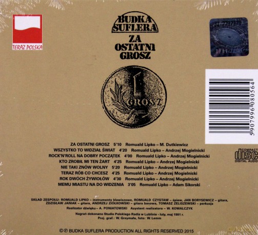 Budka Suflera: Za Ostatni Grosz [CD]
