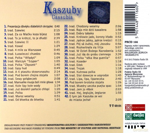 Muzyka źródeł vol. 17 Kaszuby [CD]