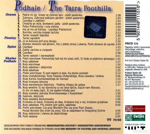 Muzyka źródeł vol. 2 Podhale [CD]