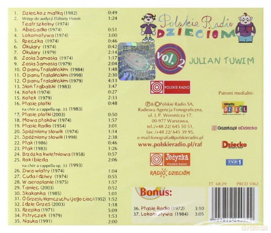 Polskie Radio dzieciom vol. 2 Julian Tuwim [CD]