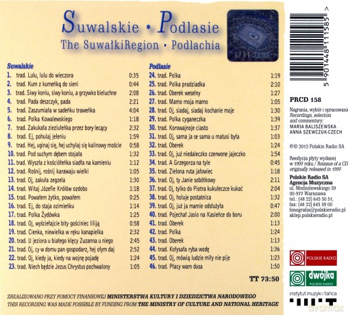 Muzyka Źródeł 9: Suwalskie, Podlasie (digipack) [CD]