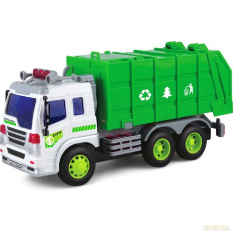ANEK Auto śmieciarka światłodźwięk 1:16 [MODELARSTWO]
