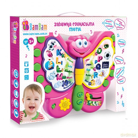BAMBAM Zabawka edukacyjna Motyl
