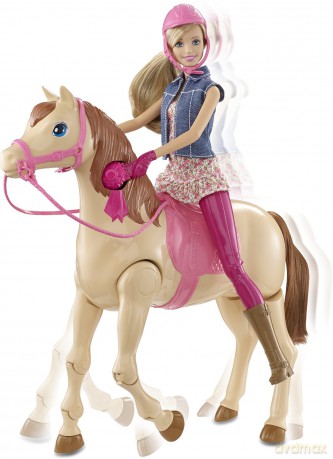 BARBIE Dżokejka i konik