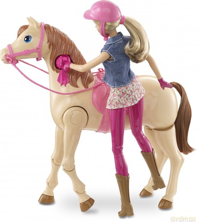 BARBIE Dżokejka i konik