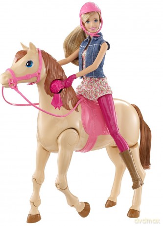 BARBIE Dżokejka i konik