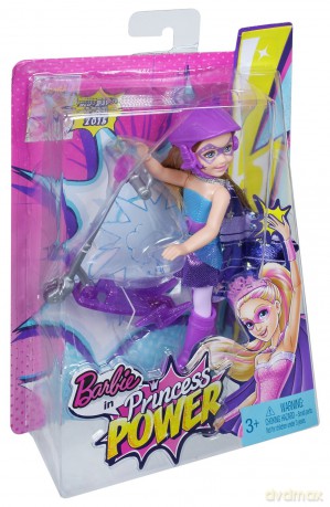 BARBIE Księżniczka na hulajnodze, niebieska