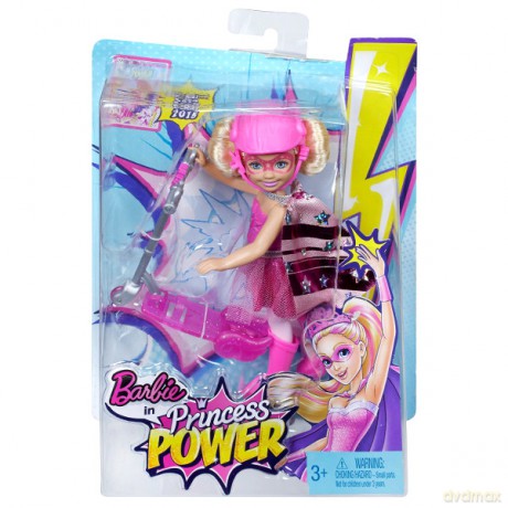BARBIE Księżniczka na hulajnodze, różowa