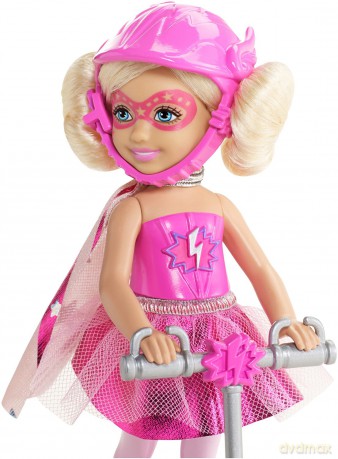 BARBIE Księżniczka na hulajnodze, różowa