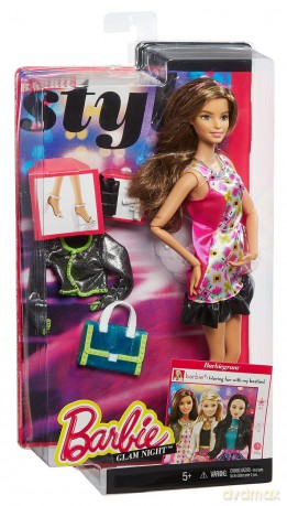 BARBIE Miejski blask, sukienka w kwiaty