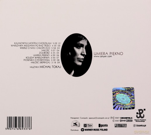 Aga Zaryan: Umiera Piękno [CD]