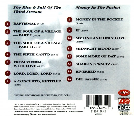Joe Zawinul: The Rise/Money [CD]