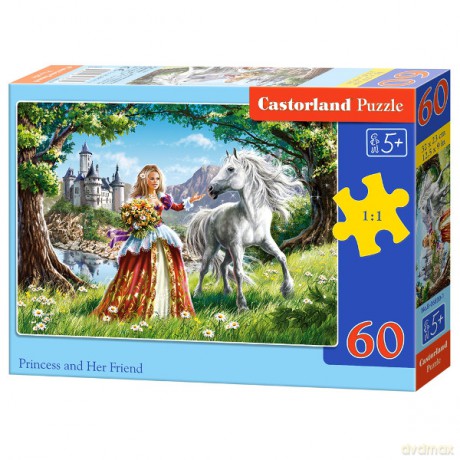CASTOR 60 el. Księżniczki [PUZZLE]