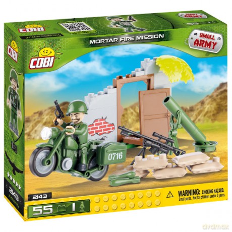 COBI Small Army Moździerz z motocyklem [KLOCKI]