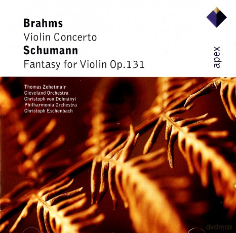 Thomas Zehetmair/Eschenbach/Po: Brahms: Violinkonzert/Fantasie C [CD]