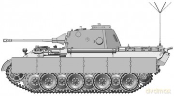 DRAGON Pz.Beob.Wg.V Panther mit 5 cm [MODELARSTWO]